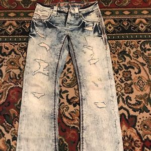 New Rock Revival distressed jeans 29/32